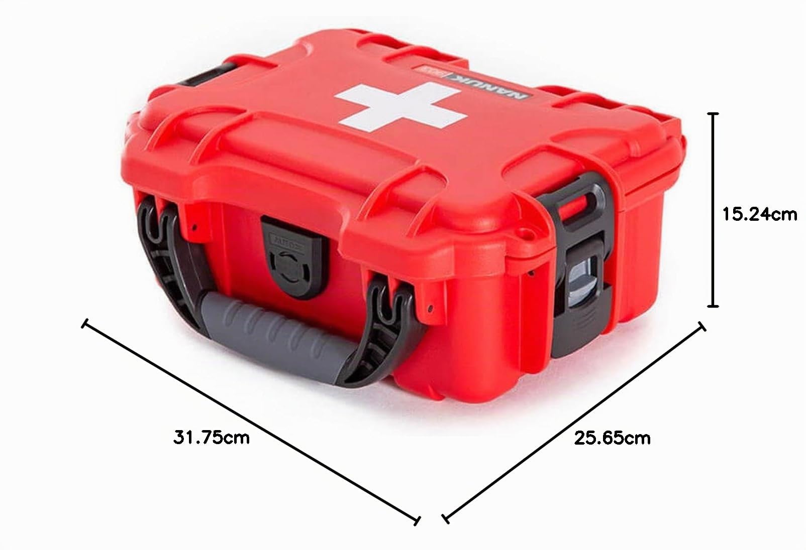 NANUK Maletín de primeros auxilios vacío: ideal para organizar un botiquín de primeros auxilios, con certificación IP67, resistente a los golpes y al polvo, y flotante (905)