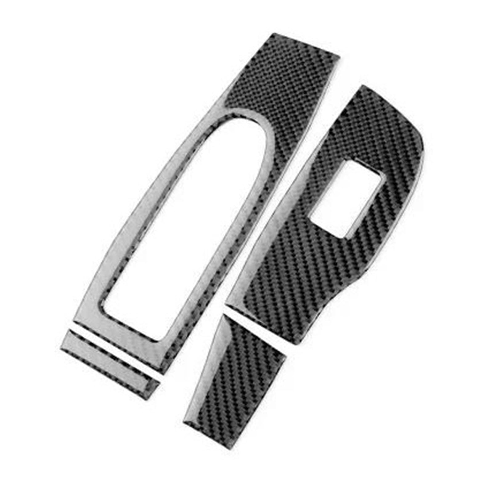 Real Soft Carbon Fiber for Mazda 3 BP for Axela 2019 2020 2021 2022 2023 2024 2025 LHD RHD Front Door Window Lift Panel Sticker