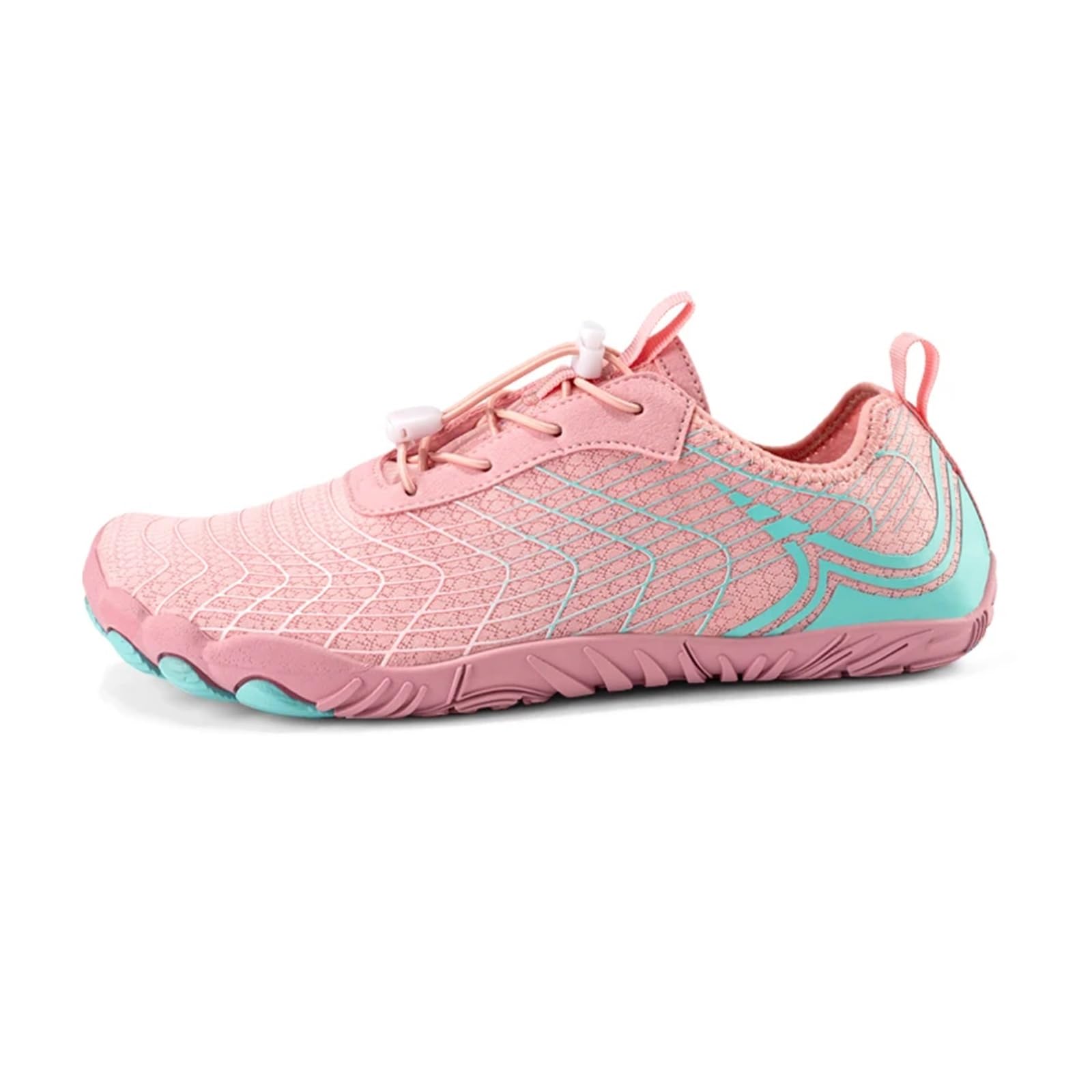 Scarpe da Trekking Five Finger River Tracing, Scarpe da Nuoto, Scarpe da Yoga multifunzionali, Traspiranti e ad Asciugatura Rapida(Pink,42)
