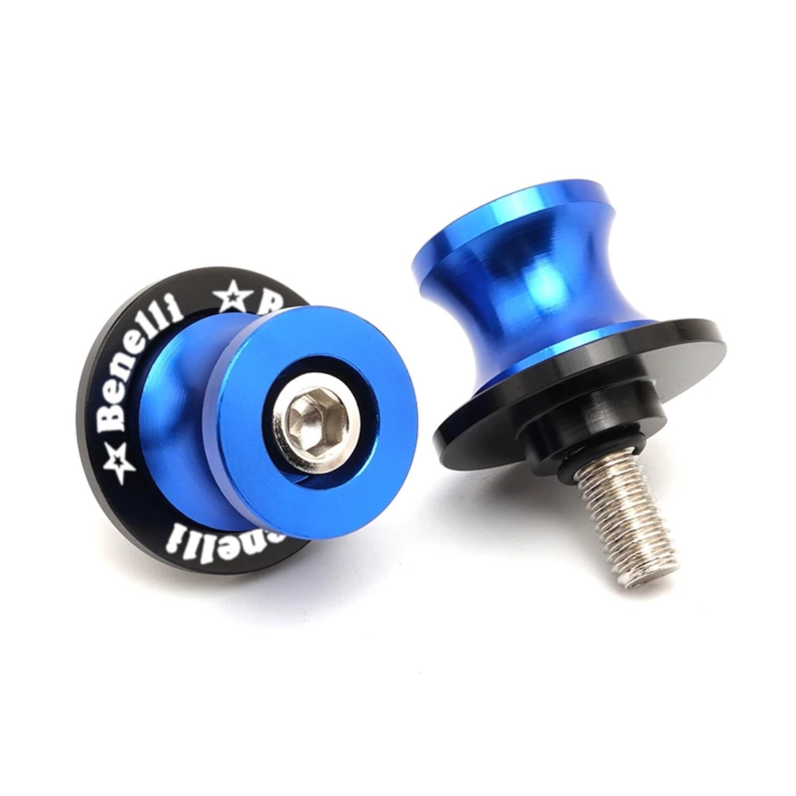 Yutujbkm Blue Motorcycle Swing Arm Spools For Tnt600 Bn600 135 Tnt125 Tnt135 2016-2017 Cnc Motorcycle Swingarm Sliders Spools Paddock Bobbins Stand(Blue)