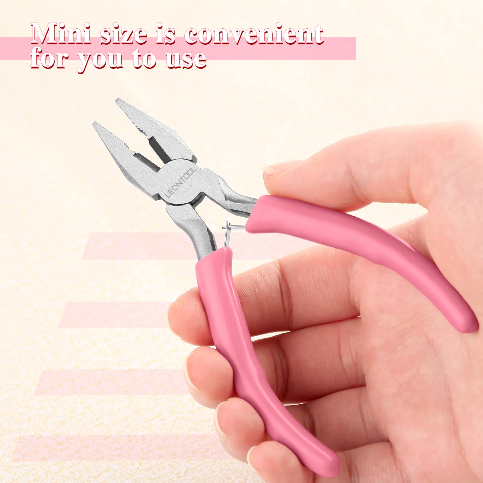Pince Universelle Mini 12.7cm LEONTOOL - Coupante à Ressort Pour Bijoux, Électronique