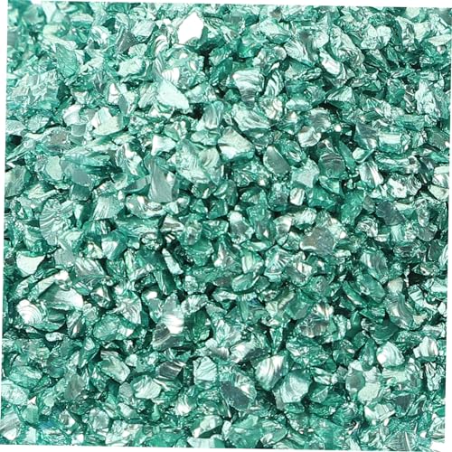 Éclats de verre colorés pour nail art et charmes irréguliers de manucure