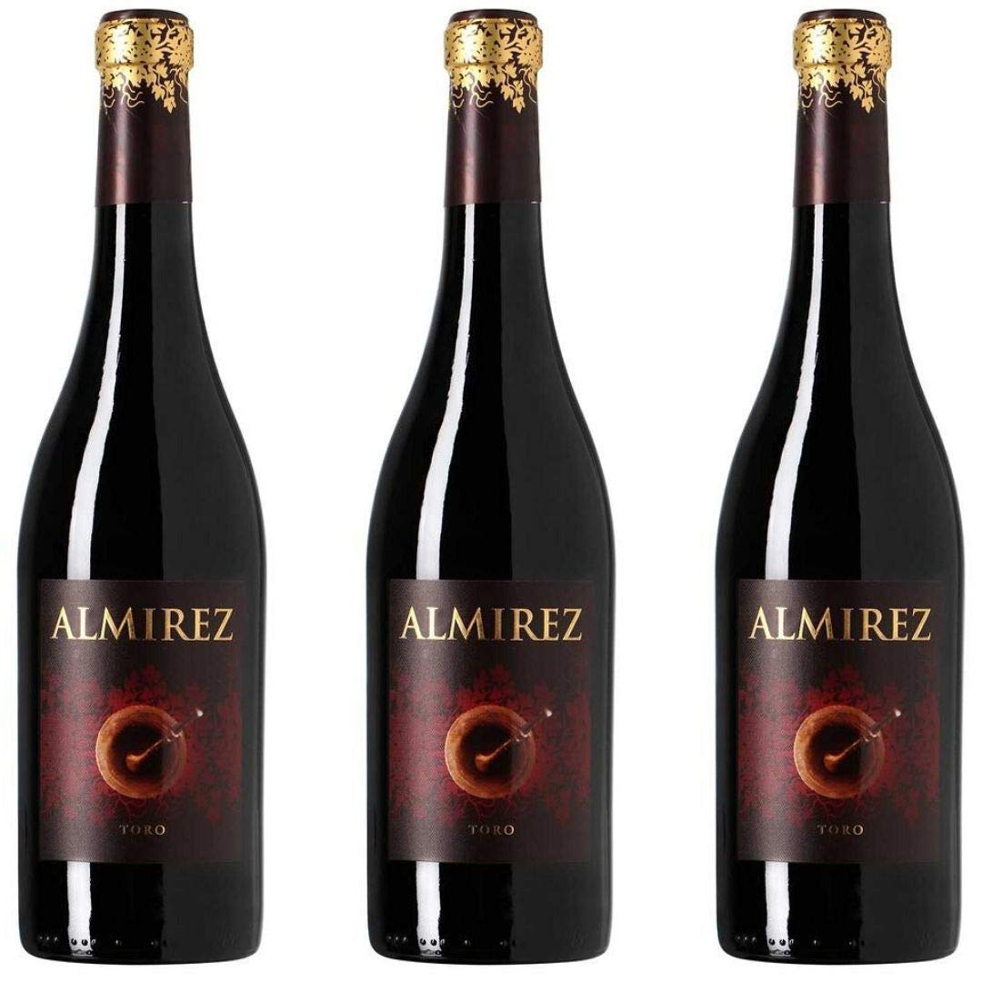 Almirez Vino Tinto - 3 botellas x 750ml - total: 2250 ml