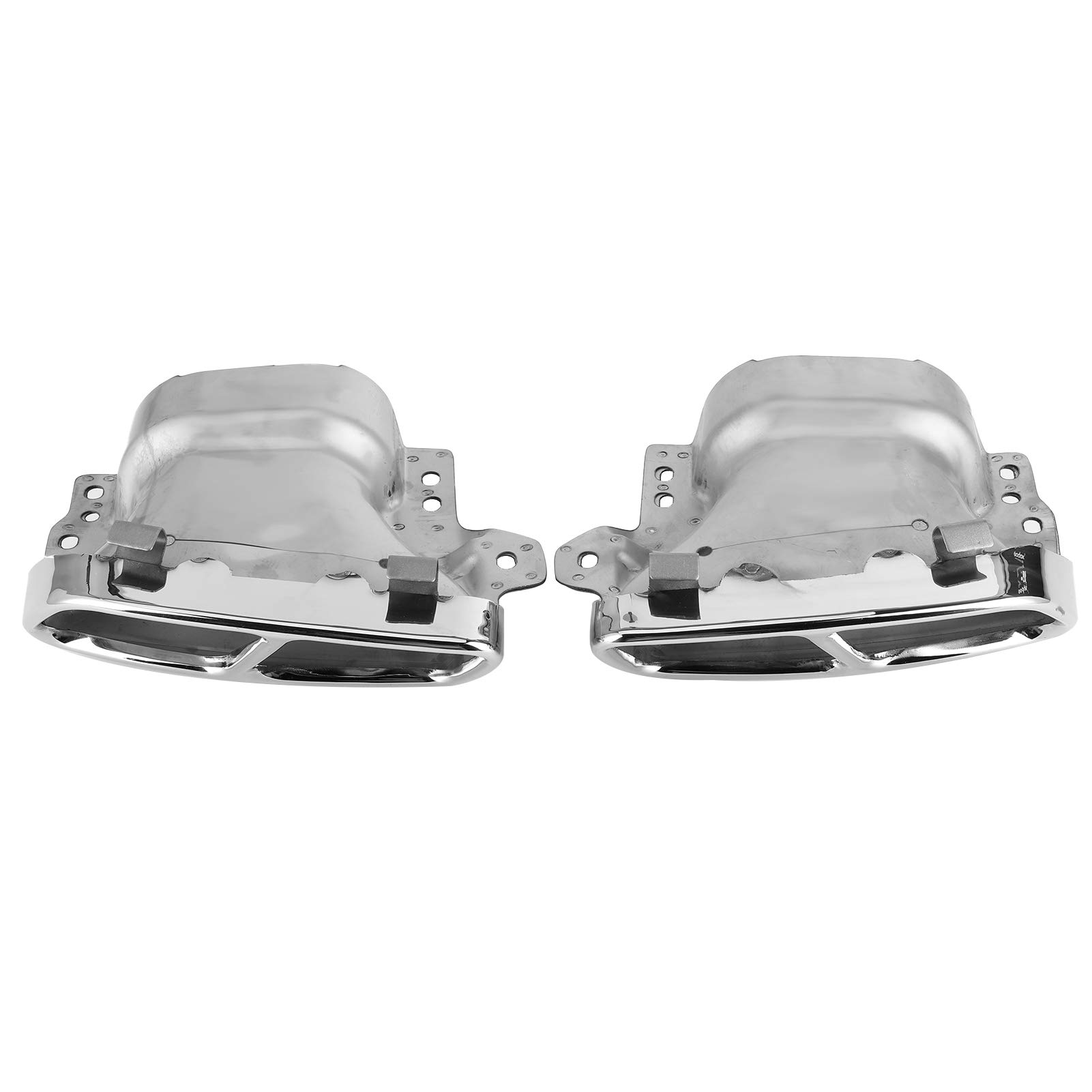 Accesorios de tubo de escape de acero inoxidable para automóviles tipo 2 accesorios de tubo de escape de cuatro piezas de acero inoxidable, adecuados para AMG w176 cla45 c117 2013-2018 (mecha)