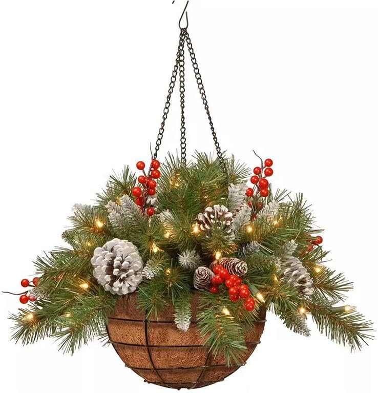 Christmas Fancy Hanging Basket (40 * 25CM(360g）)
