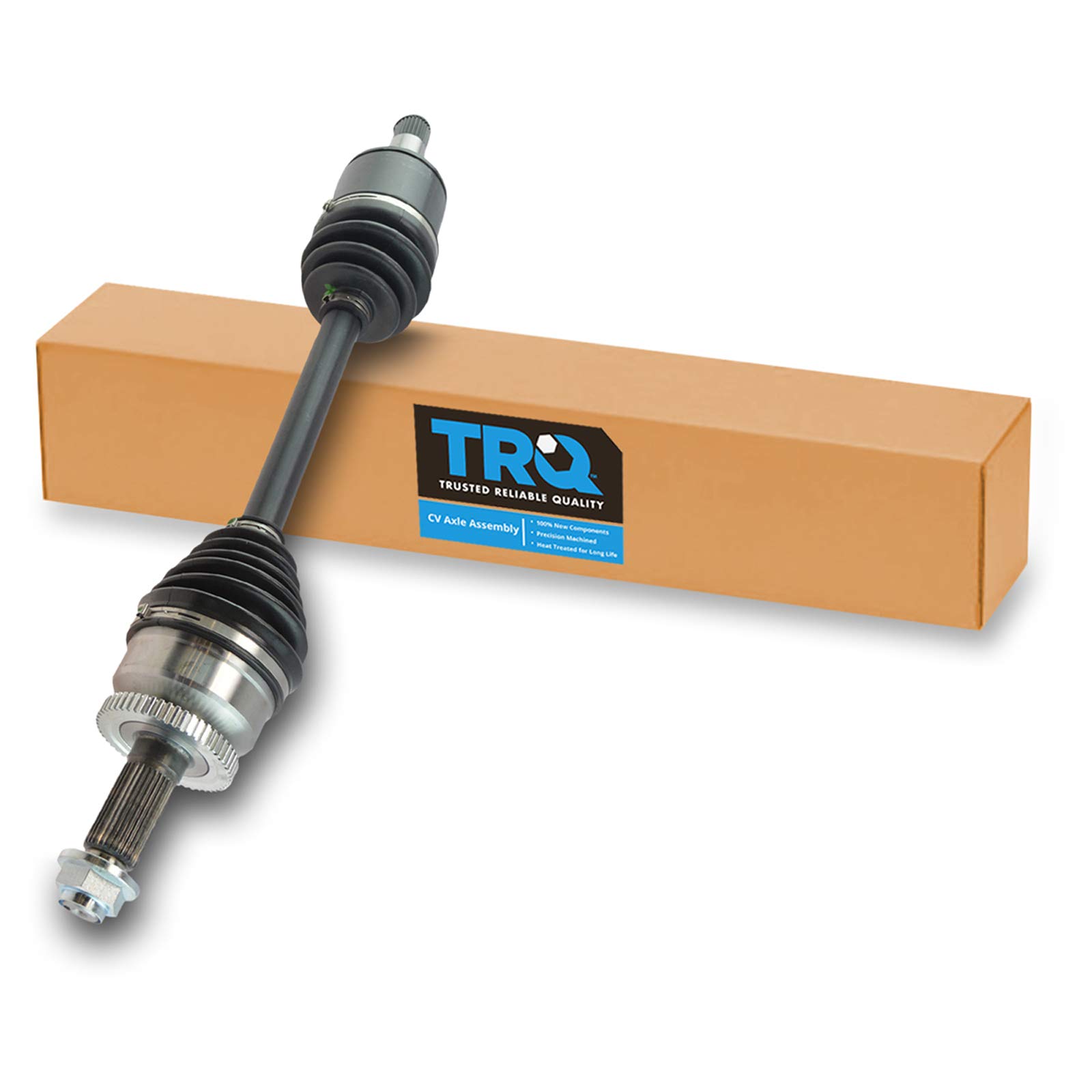 TRQ Front Left CV Axle Shaft Assembly Drivers Side Compatible with 2007-2008 Hyundai Entourage 2006-2010 Kia Sedona