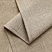 Curtain Valances for Windows Burlap Linen Window Curtains for Kitchen Living Dining Room 58 x 15 inch 1 Valance Linen Coffee