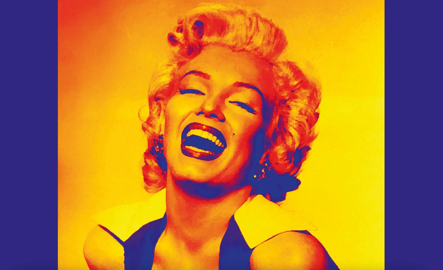 Drapeau Marylin Monroe poster tissu décoration murale américaine