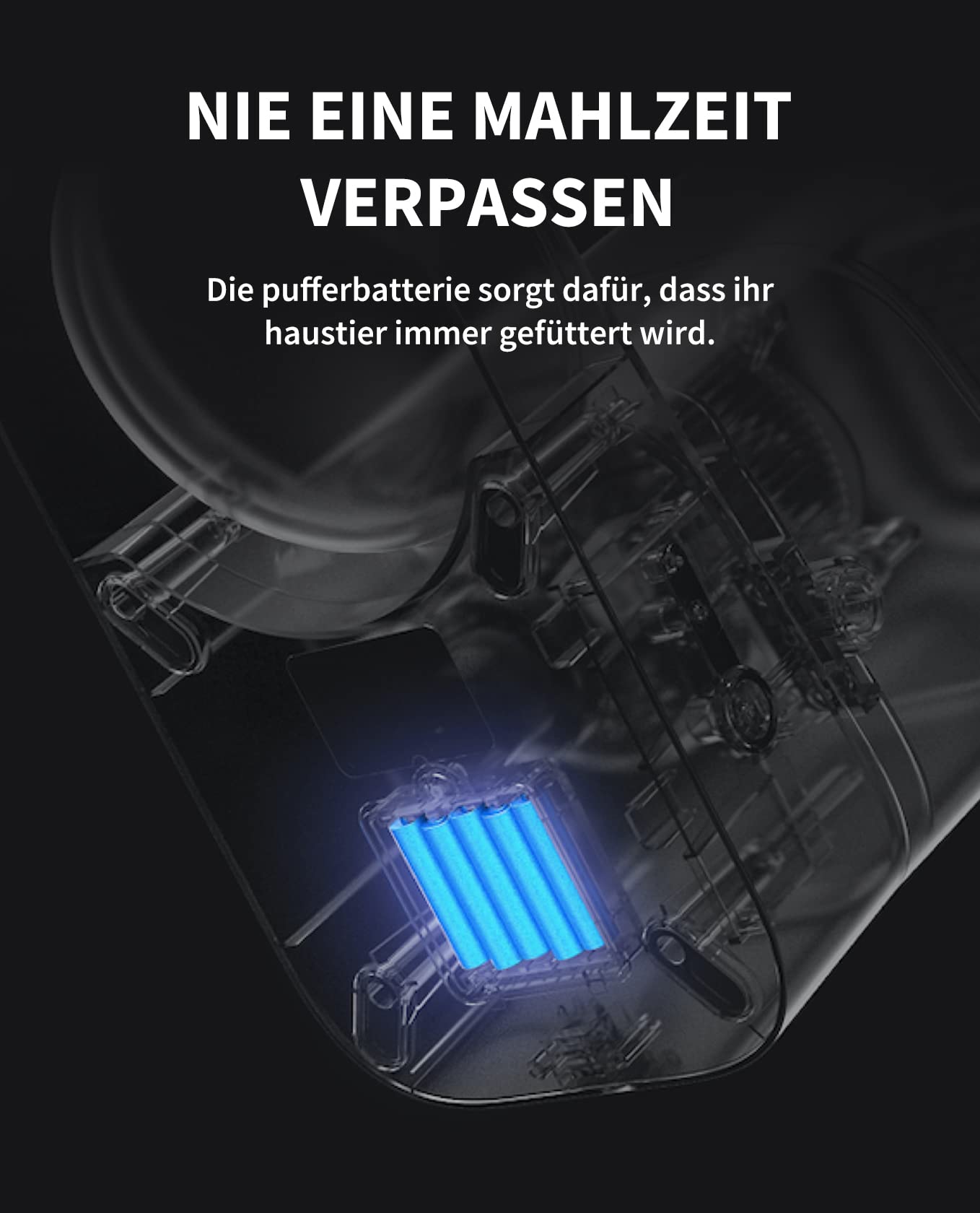 PETKIT Futterautomat Katze, 3L Katzen Futterautomaten,Automatischer Futterspender für Katze und Hund, 1-10 Mahlzeiten/Tag, 1-15 Tag,304 Edelstahlschüssel,Fresh Lock-Technologie