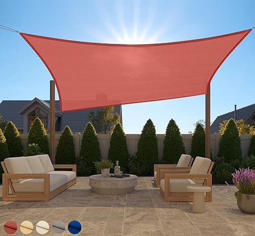 Miniatura 15 de GORILLA GRIP - Toldo parasol resistente, protección UV, resistente a la decoloración, desgarros y óxido, rectangular, con bordes curvos que bloquean