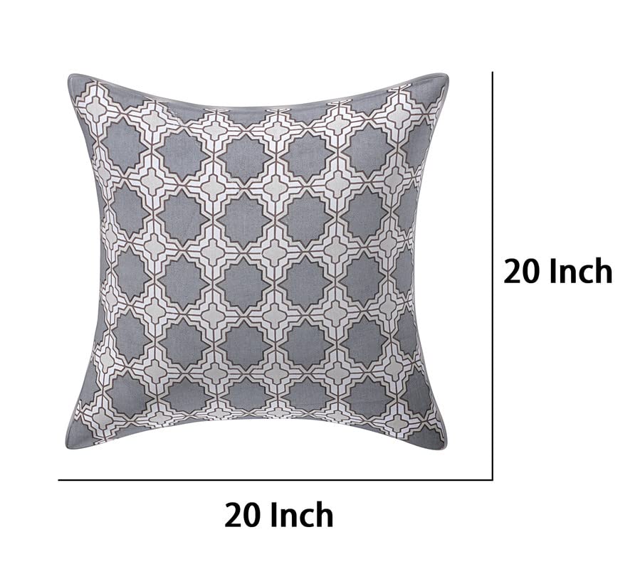 Image of Texstylers Pure Cotton Reversible Jaipuri Print 20x20 Inch Cushion Covers,02