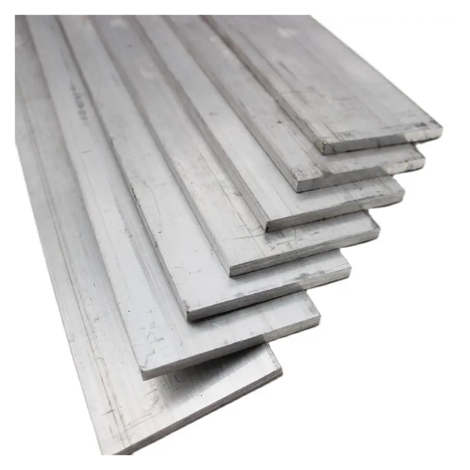 Pletina Aluminio Barra plana de aluminio, tira placa, aleación, bloque chapa metálica, material laminado sólido 6061(Length 500mm,6x80mm)