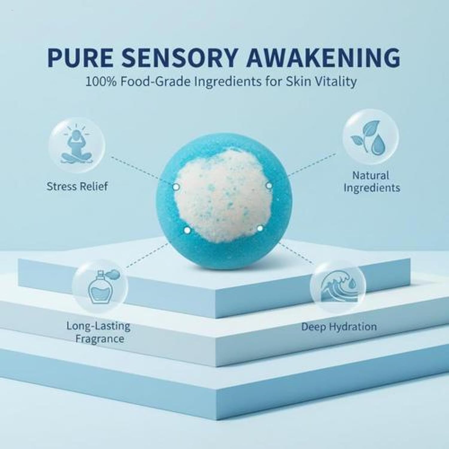 Bath Ball with Toys - Handmade Bath Ball | Soda Salt Balls | for Boys and Girls | Soft Texture for Sensitive and Dry Skin