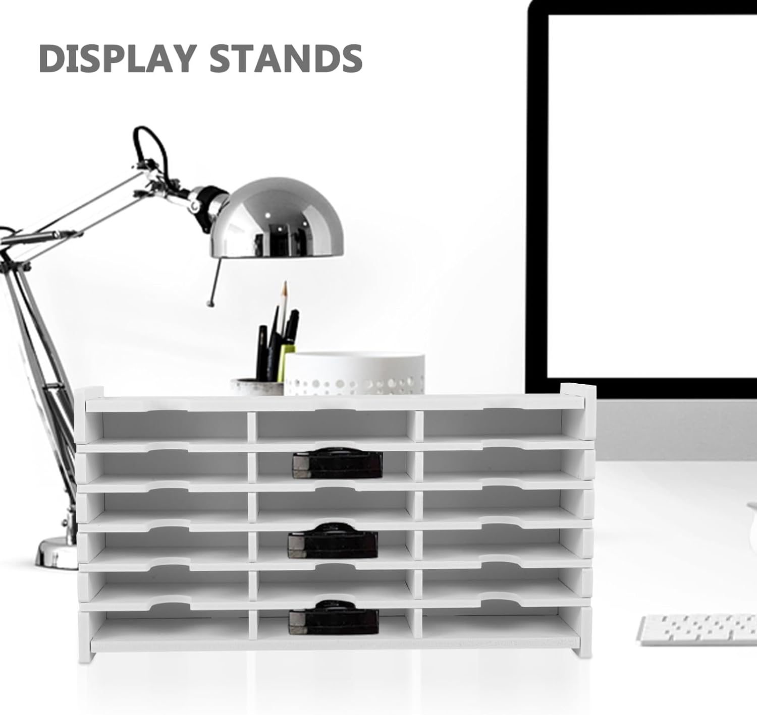 Cd Dvd Storage Box Multi-grid Holder Portable Organizer for Office and Home Material Compartment Design for and Remote Controls