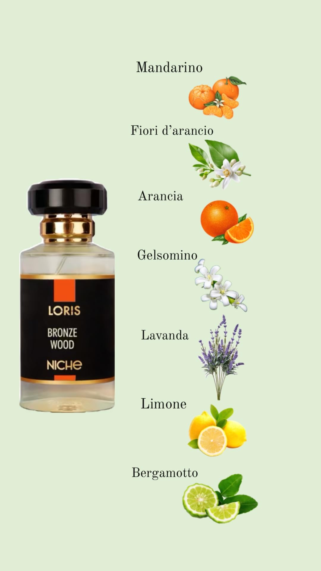 Profumo Di Nicchia Unisex LORIS PARFUM NICHE BRONZE WOOD 50 ML ESTRATTO DI PROFUMO