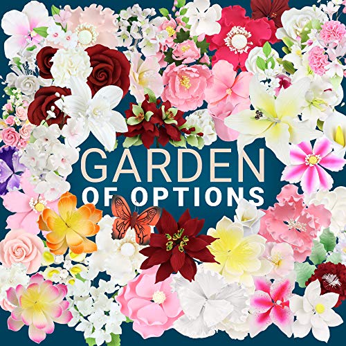 O'creme Peony Gumpaste Flower 4-5 Inch, Set Of 3 White - Edible Flowers For Cake Decorating - Sugar Paste Flower Decorations For Cakes, Cupcake Toppers - Birthday Party, Wedding, Valentines Day #TOP5