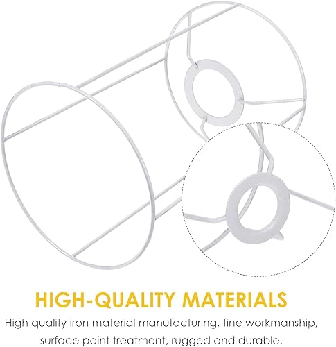 Miniatura 7 de Veemoon Soporte de pantalla colgante de jaula de alambre ligero para techo, marco de hierro duradero, forma única para decoración del hogar