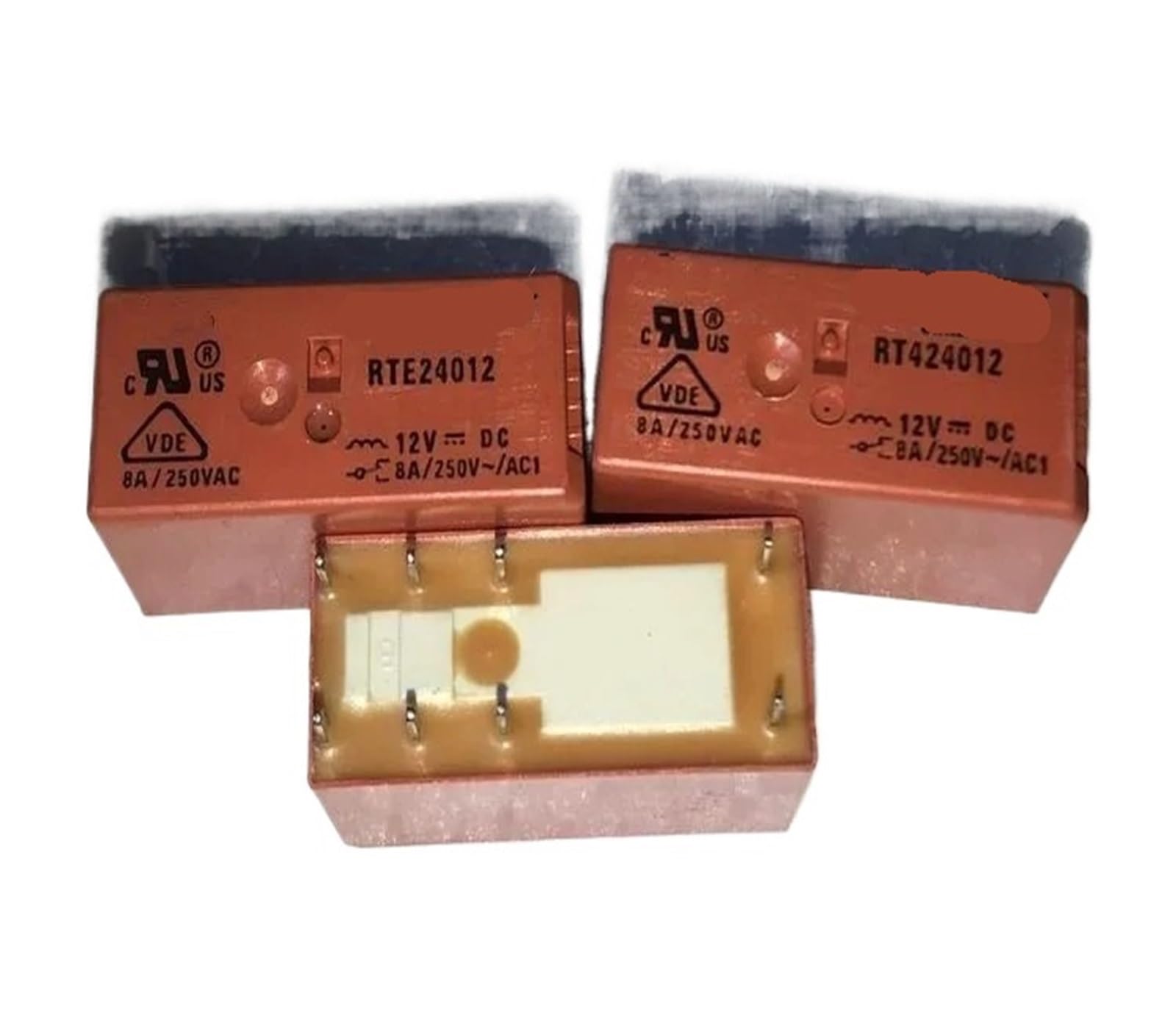 PKNVKZIDK 1pc RTE24012 12V (115F2C-5V/6V/12V/24V/115VAC/230VAC) Relay 8pins