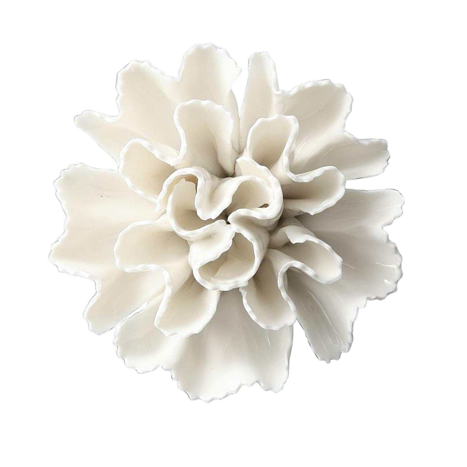 Baoblaze Handcrafted Flowers Sculpture Home Hanging wall decor for decor for artation for Living Room Bedroom, Carnation 8cm