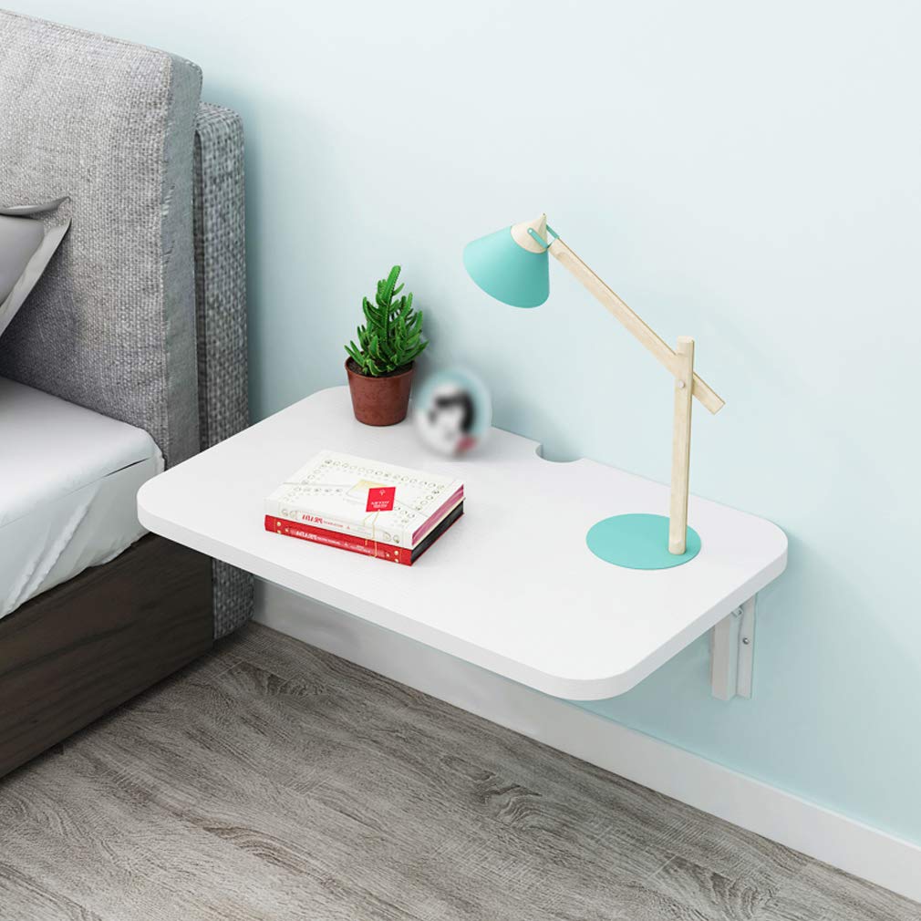Bureau d'ordinateur pliable et table flottante murale gain de place 80x30 cm