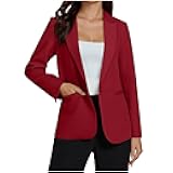 Interview Blazers for Women Dressy Casual Long Sleeve Business Outfits Notch Collar Open Front Work Office Jackets