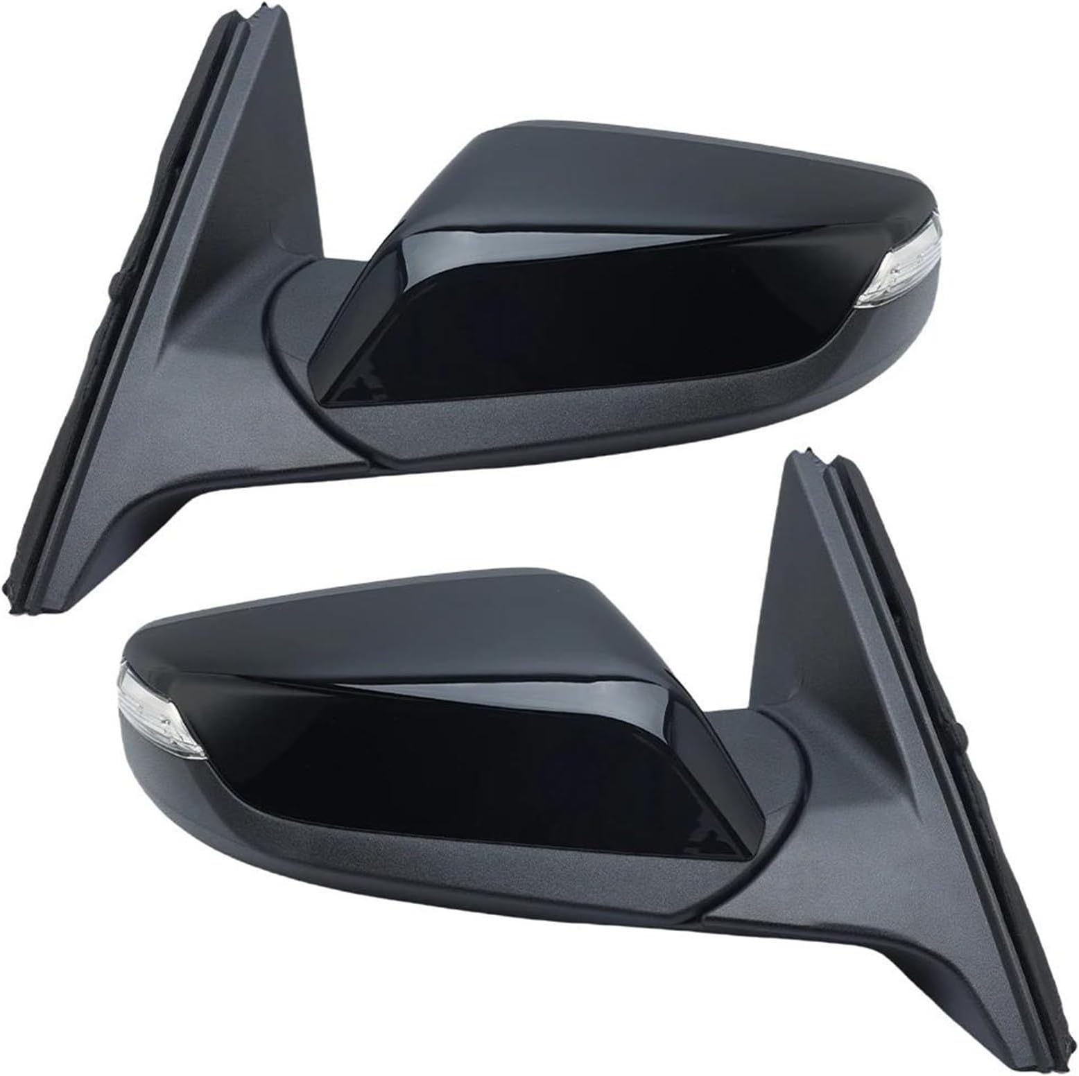 Wing Door Mirror 12 Pins Door Side Mirror Assembly For Chevy For Malibu 2016-2022 US Version Paint Black Wing Car Accessories Wing Mirror Assembly(1pair)