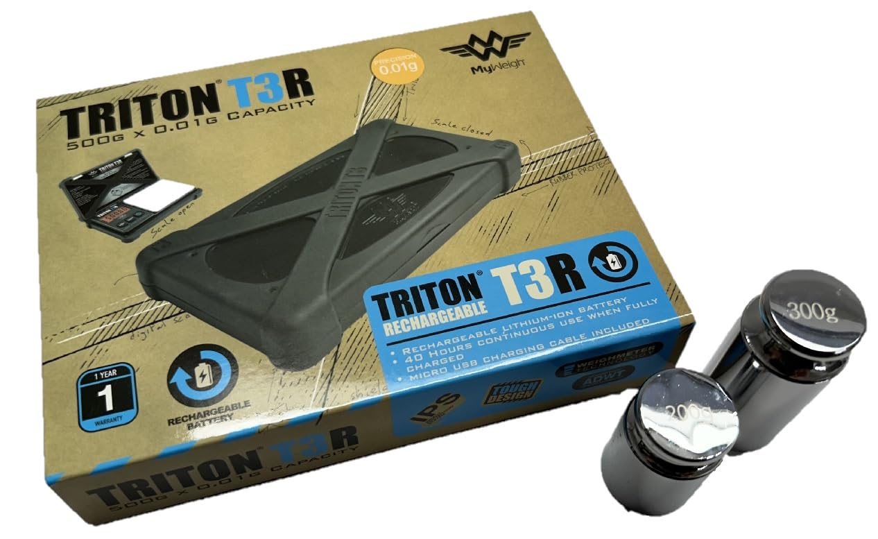 Triton 500 Rechargeable Scale (with Calibration Weights)