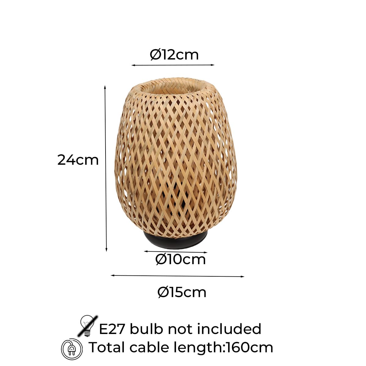 Alpinaluz Lampada da Terra in Metallo con Paralume Bombato – Design Retro Nordico – Luce Indiretta Verso il Basso – E27 – Interruttore a Pedale – Per Salotto e Interni (Bianco