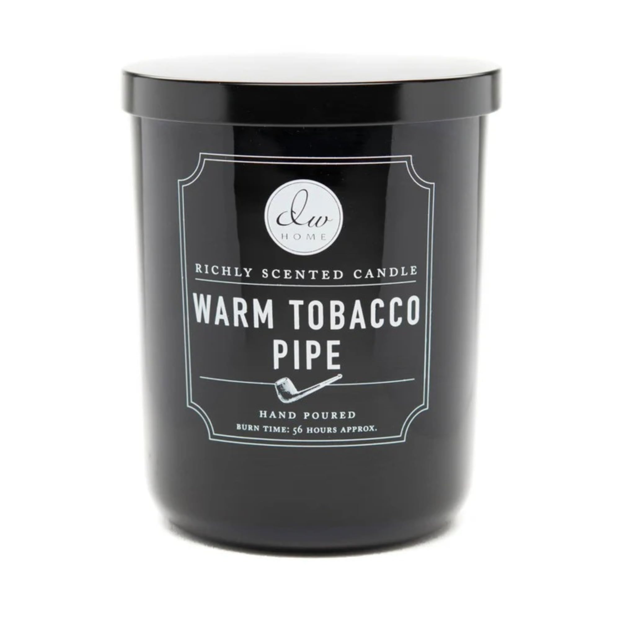 Amazon.com: DW Home Warm Tobacco Pipe Scented Candles, 15 oz Large Double  Wick Jar, Up to 56 Hour Burn Time, Hand-Poured, Strong Long Lasting Woodsy  Fragrance, Gifts for Men & Women :