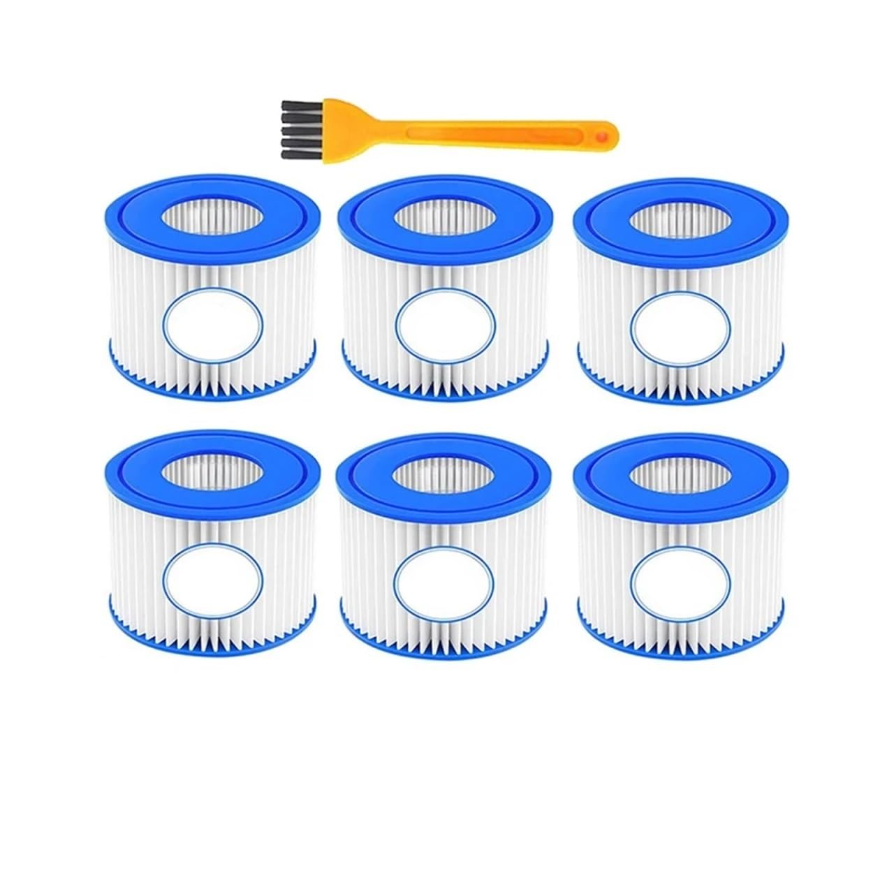 Brand New And Cartuccia Filtro Piscina Tipo D Compatibile Compatibile con Summer Hot TUB Waves SFS-600 SFS-350 RP-350 RP-400, RP-600, RX-600 Dimensioni di Ricambio(Silver)