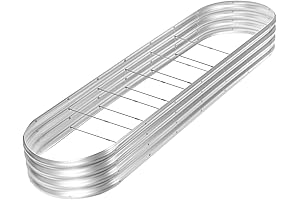 Land Guard 8ft Galvanized Raised Garden Bed: Elevate Your Gardening Experience