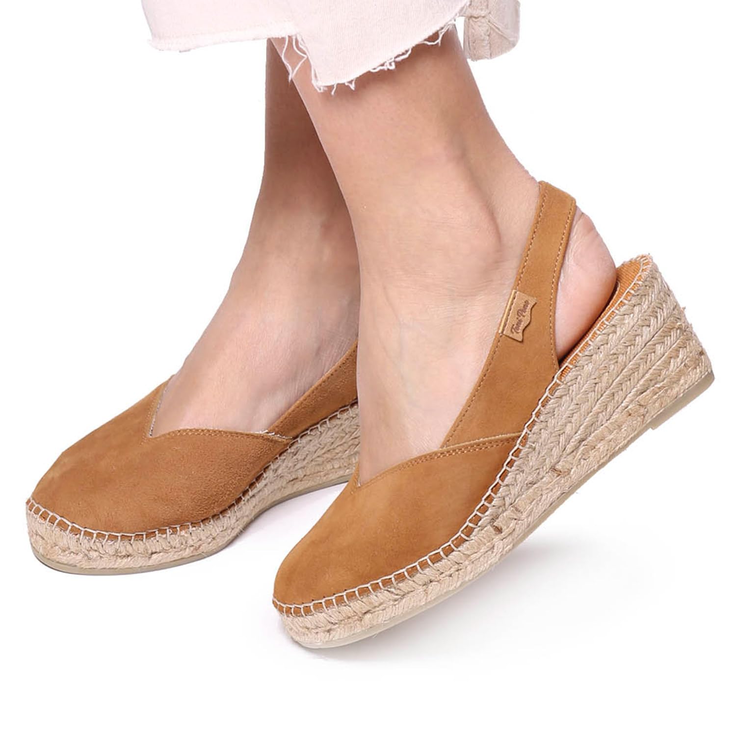Toni Pons Betty-A - Espadrillas con Zeppa Donna realizzate in camoscio.