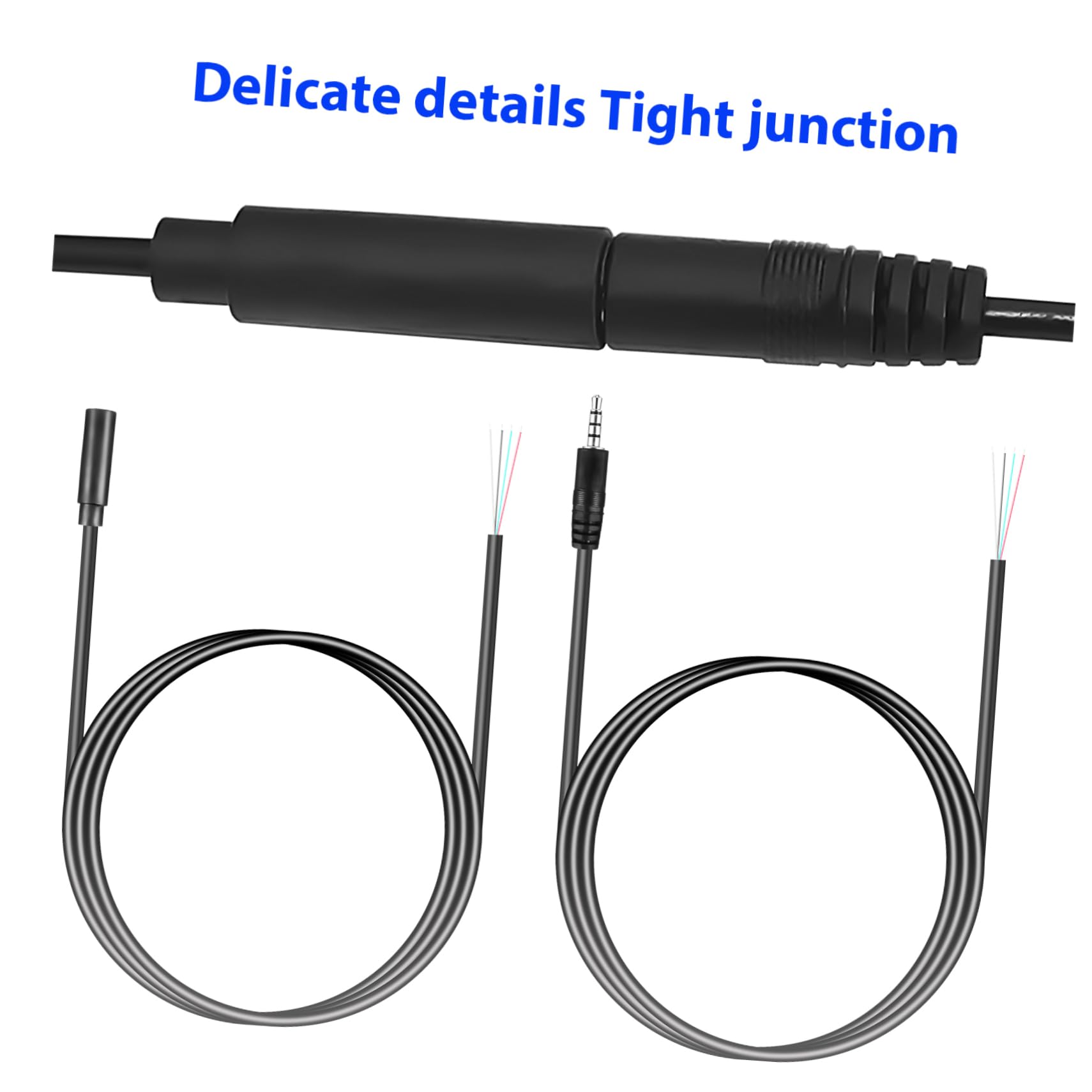 Housoutil 5 Sätze Audio-klinkenkabel Speaker Cables Lautsprecherkabel Kopfhörerkabel Stereokabel Verlängerungskabel Mikrofonkabel Audiokabel Mit Buchsenstecker Laptop-kabel Pvc 8 Stück * 5