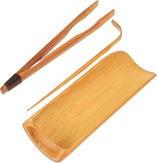 3pcs Bamboo Tea Tool Set for Tea Shop and Restaurant Use
