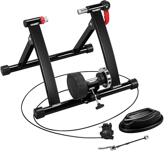 Entraîneur à Rouleaux BIKEMATE Pour Vélo D'appartement – Le Home-trainer Magnétique 8 Niveaux, Pour Roues De 26 à 29 Pouces !