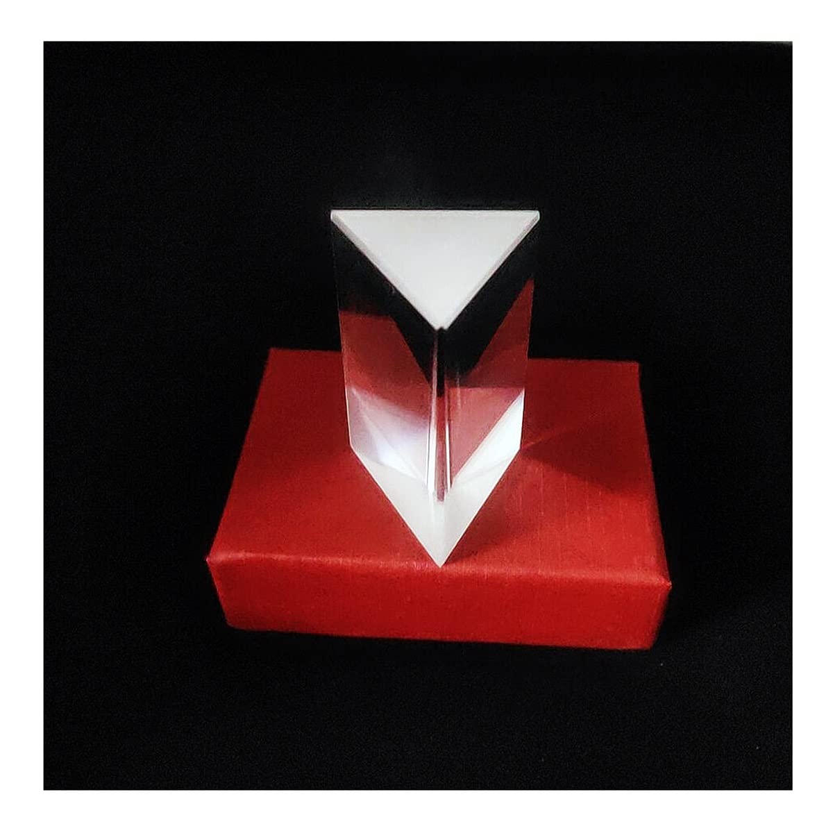 Kit di accessori per microscopio Prisma Triangolare BK7 Vetro Ottico 30x30x50mm Insegnamento Fisica Spettro Della Luce Rifratta Vetrini per microscopio