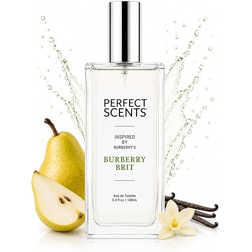 Perfect Scents Fragrances, Inspired by Burberry’s Burberry Brit, Women’s Eau de Toilette, CLEAN, Vegan, Paraben-Free, Phthalate-Free, Never Tested on Animals, 3.4 Fluid Ounces