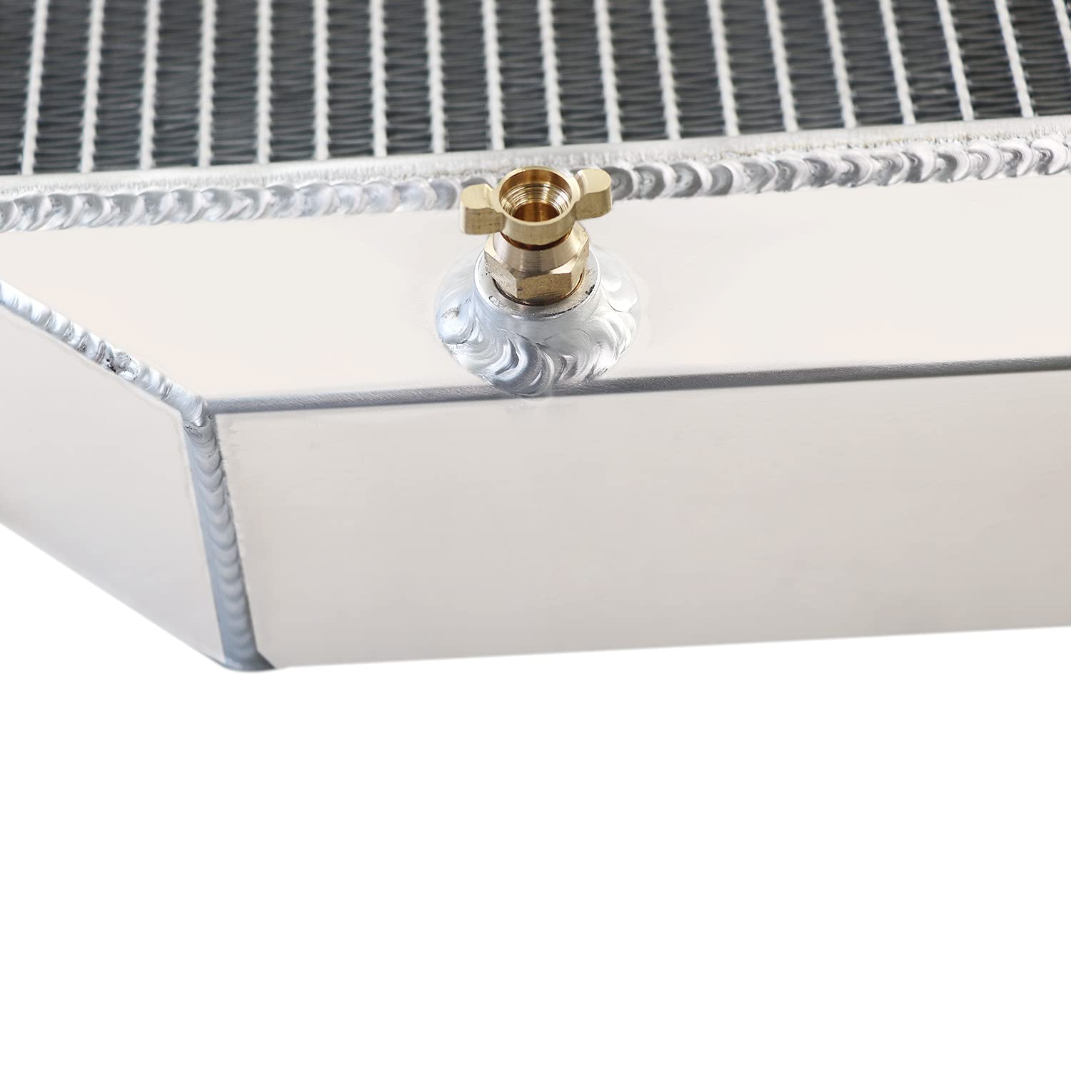 1957 Chevy Radiator Guard Direct Fit Replacement Radiator 3-Row Aluminum Radiator For 1955–1957 ...