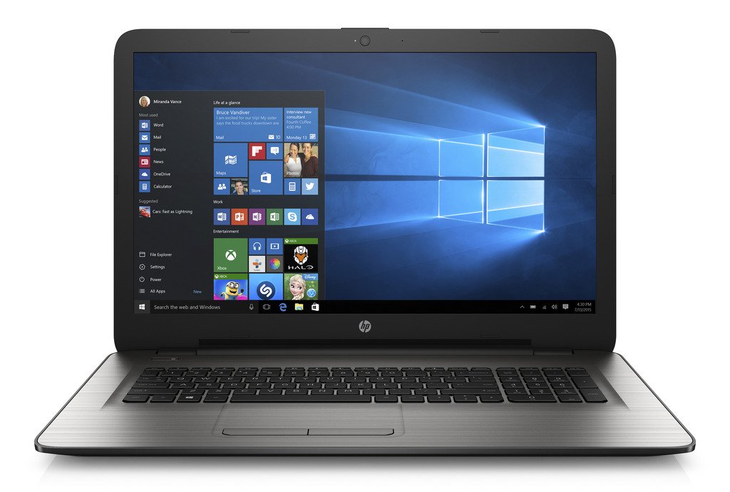 HP Laptop 17-y015cy AMD A12-9700P, 12GB DDR4, 2TB HDD, 2.50GHz, Office 365 (1-Year) (Renewed)