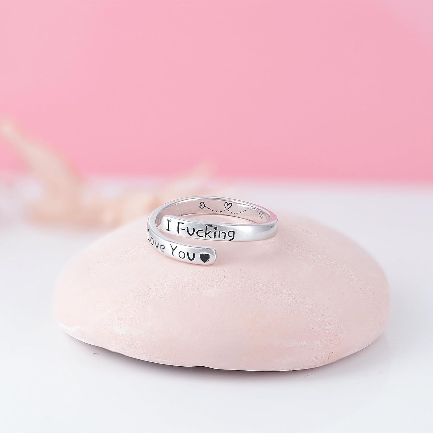 925 Sterling Silver Inspirational Rings for Women Hope Rings Encouragement Jewelry