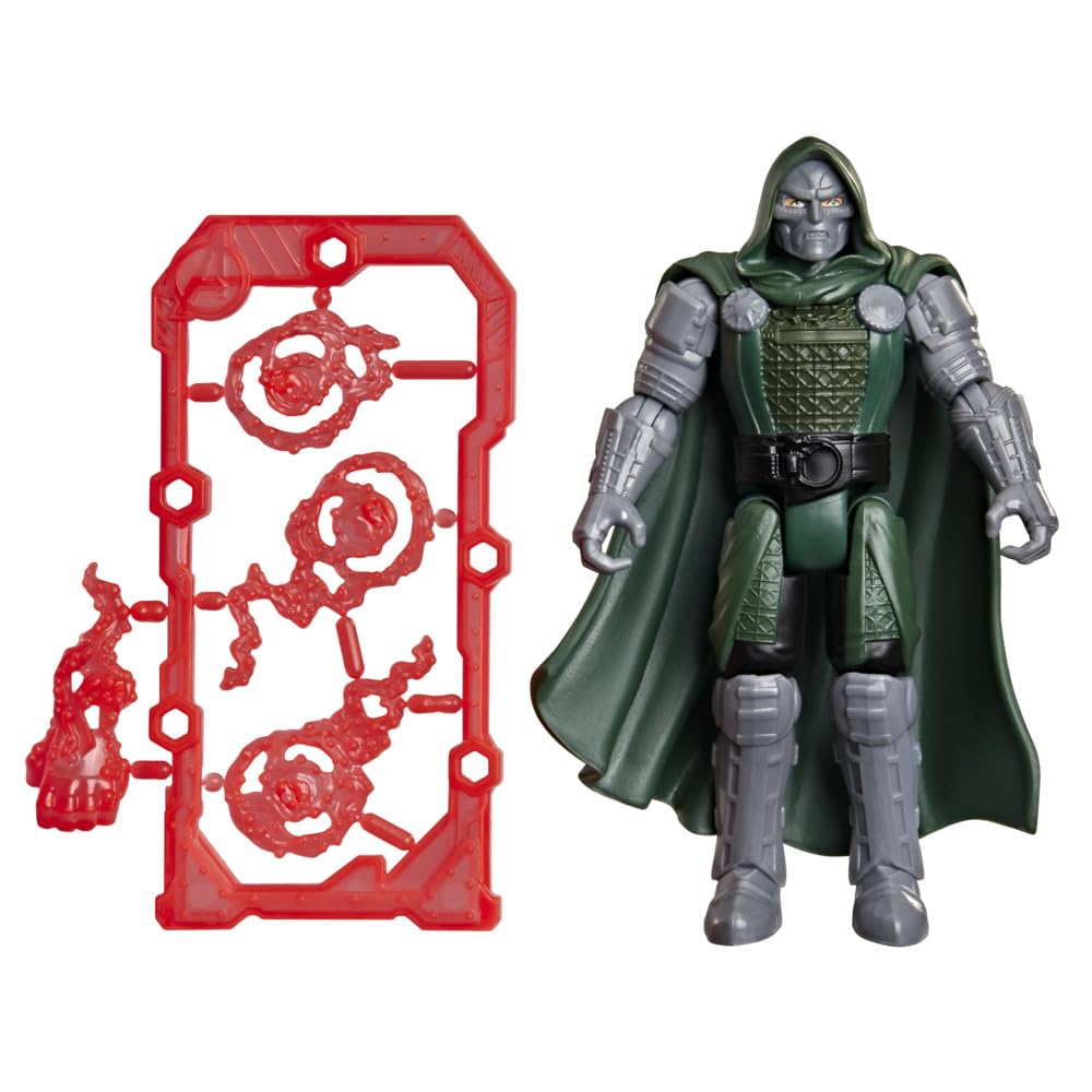 Marvel Studios Avengers: Doomsday ActionVerse Doctor Doom Action Figure & Accessories, 11.4-cm (4.5 Inch) Super Hero Toys & Figures for Children, Ages 4+