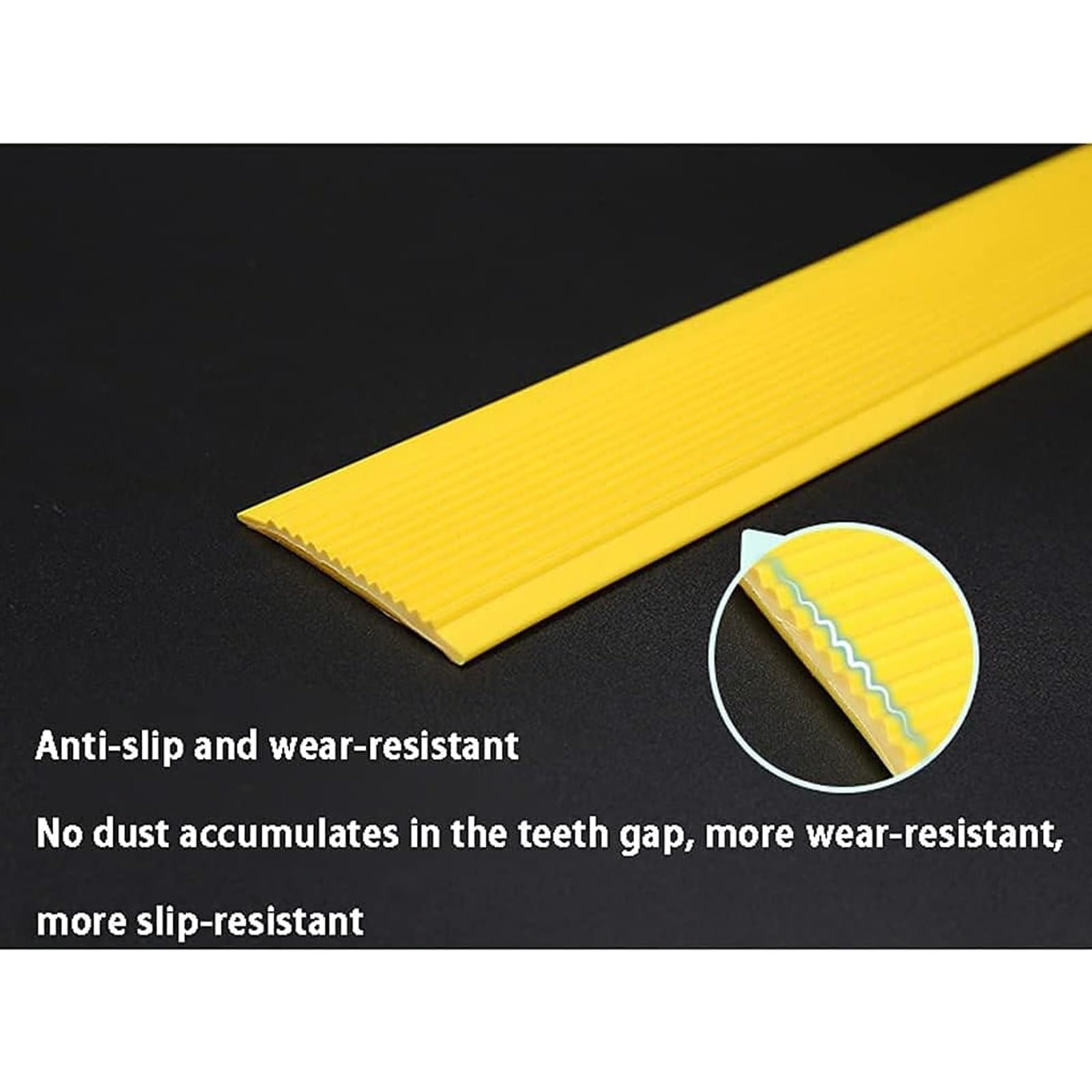 Tira antideslizante para peldaños de escalera, 315 pulgadas, autoadhesiva, segura para jardines de infantes, hospitales, escuelas, solución antideslizante de 4 cm de ancho