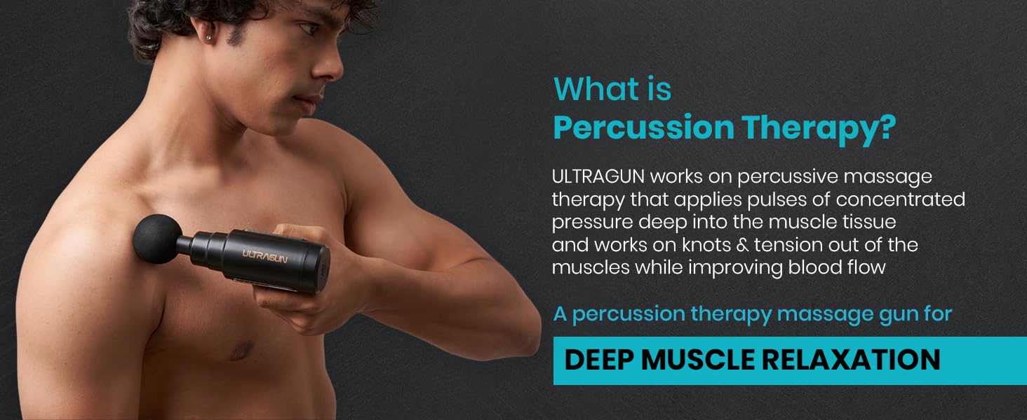 PRO Ultragun Massage Gun For Full Body Relaxation|Deep Tissue Percussion Massager Machine For Muscle Relaxation|Battery Powered And Handheld For Neck, Shoulder, Back, Foot With 1Y Warranty PRO Ultragun Massage Gun For Full Body Relaxation|Deep Tissue Percussion Massager Machine For Muscle Relaxation|Battery Powered And Handheld For Neck, Shoulder, Back, Foot With 1Y Warranty