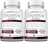 Vista 8 de Approved Science Tinnitol - Suplemento de apoyo para el tinnitus - Alivia el zumbido en los oídos - Aumenta la salud del oído interno - 60 cápsulas