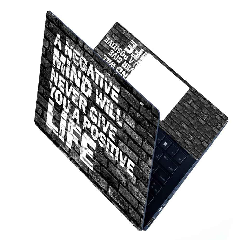 Image of Full Laptop Skin Stickers HD Quality Sticker for Laptops Upto 15.6 inch (Dustproof|Waterproof|Scratchproof|Reusable) - BE POS Life FL