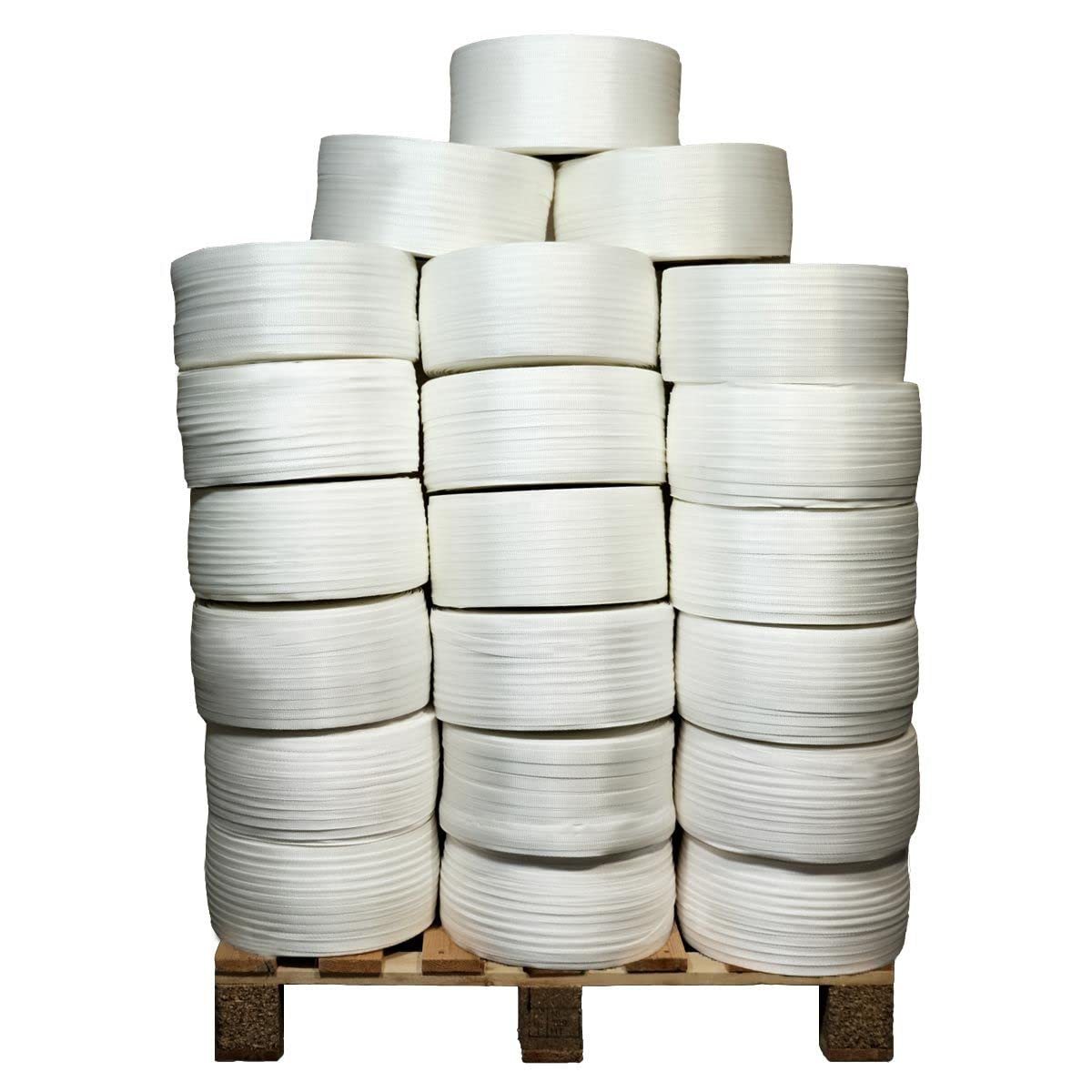TECPLAST Lot de 52 Feuillards de cerclage tressés LFT5 19 mm x 500 m dont 12 OFFERTS - Feuillard Haute Résistance 750kg