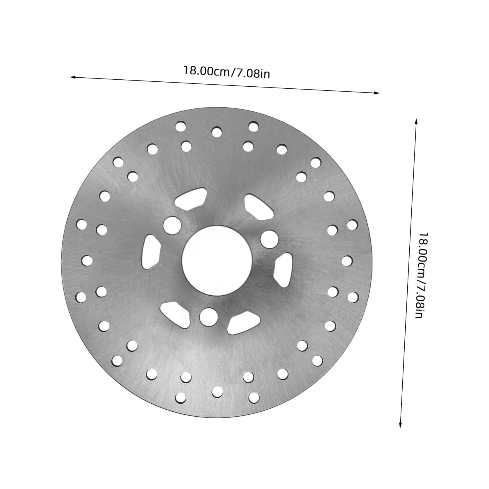KOMBIUDA Mountain Bike Brake Disc Durable Metal Brake Rotor for Enhanced Performance Easy Installation Bike Accessory Suitable for Mountain and Electric Bikes