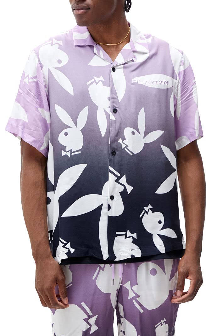 PacSun Playboy Men's Euphoria Camp Shirt