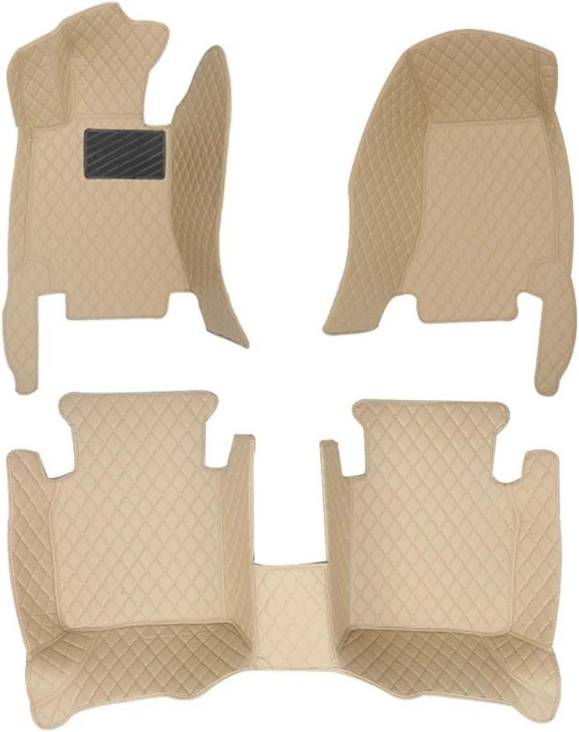 Car Floor Mats Custom 5D Car Floor Mat For Chevy For Sail 2010 2011 2012 2013 2014 2015 2016 Accessories(Beige)
