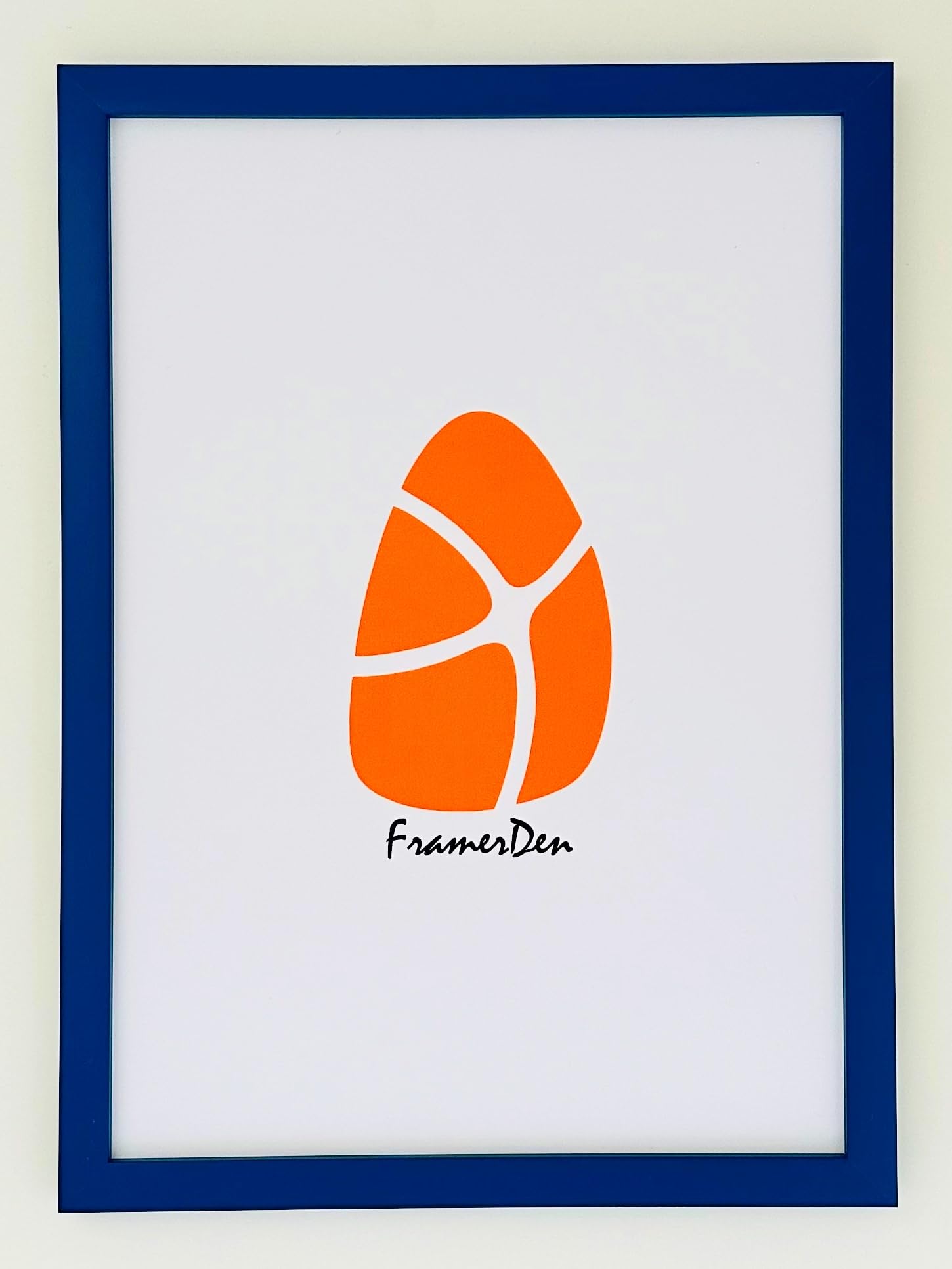 FramerDen® 16x12 Dark Blue Poster Picture Frame Fits 16 x 12 Inch Size Poster Photo Artwork Print, Portrait & Landscape Wall Mountable, Perspex Front and MDF backing